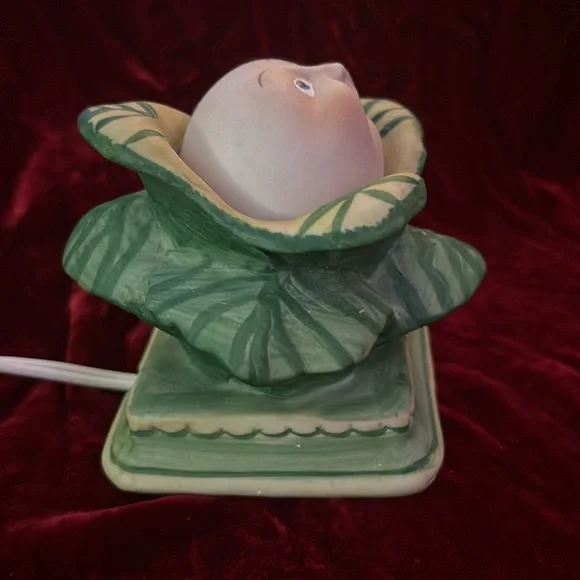 Cabbage Patch Baby Night Light; Perf Working Order; Porcelain, elec cord/switch - Picture 3 of 11